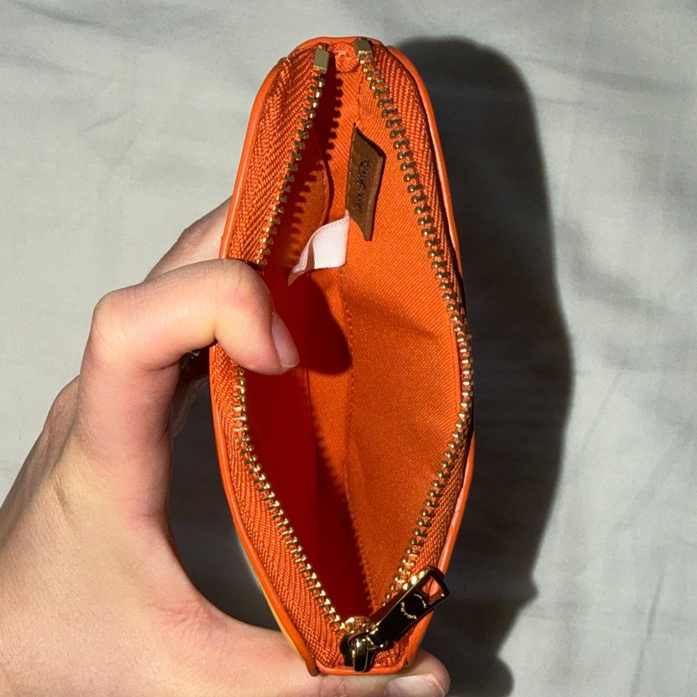 Coach Halloween Candy Corn Leather Coin Pouch - Picture 2 of 8